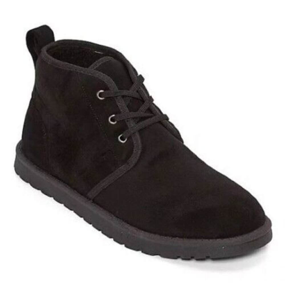 Arizona Jean Co. Men's Driftwood Chukka Boots Flat Heel Black